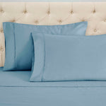 Superior Cotton Blend Solid Pillowcases, Set of 2