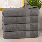 4 Piece Cotton Bath Towel Set Highly Absorbent Quick Dry Eco Friendly