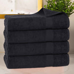 4 Piece Cotton Bath Towel Set Highly Absorbent Quick Dry Eco Friendly