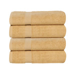 4 Piece Cotton Bath Towel Set Highly Absorbent Quick Dry Eco Friendly
