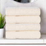 4 Piece Cotton Bath Towel Set Highly Absorbent Quick Dry Eco Friendly
