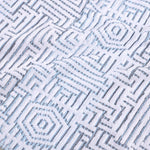 Superior Cotton Modern Geometric Jacquard Plush 3 Piece Towel Set