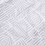 Cotton Modern Geometric Jacquard Plush Absorbent 9 Piece Towel Set