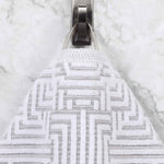 Cotton Plush Hand Towels 6-Piece Jasper Geometric Jacquard