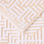 Cotton Plush Hand Towels 6-Piece Jasper Geometric Jacquard