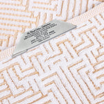 Cotton Plush Hand Towels 6-Piece Jasper Geometric Jacquard