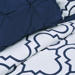 Cotton Modern Geometric Valencia Set with Button Closure