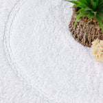 Superior Cotton Non Slip Oval 2 Piece Bath Rug Set