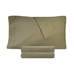 Superior Cotton Percale 300 Thread Count Solid 2 Piece Pillowcase Set