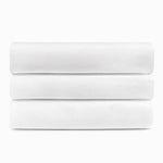 Superior Cotton Blend Percale Hotel Fitted Bed Sheets, Set of 3, 6, 12
