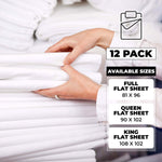 Superior Cotton Blend Percale Hotel Flat Bed Sheets