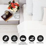 Superior Cotton Blend Percale Hotel Flat Bed Sheets