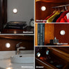 Tap Light Push Lights Mini Night Touch Light LED Puck Lights Portable under Cabinet Lighting Battery Operated Powered DIY Stick on Lights Closet Counter Kitchen Warm White 5Pack