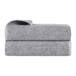 Superior Destin Cotton Blend Textured Ribbed Bath Sheets, Set of 2