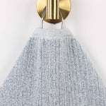 Superior Destin Cotton Blend Textured Ribbed Bath Sheets, Set of 2