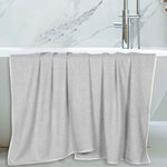 Superior Destin Cotton Blend Textured Ribbed Bath Sheets, Set of 2