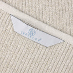 Superior Destin Cotton Blend Textured Ribbed Hand Towels, Set of 6