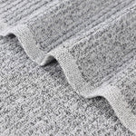 Superior Destin Cotton Blend Medium Weight Ribbed 9 Piece Towel Set