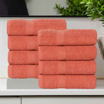 Superior Eco-Friendly Cotton 8 Piece Hand Towel Set