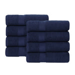 Superior Eco-Friendly Cotton 8 Piece Hand Towel Set