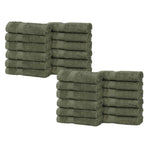 Cotton Face Towel Set 24-Piece - Franklin