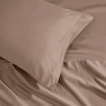 Egyptian Cotton Sateen Sheet Set 1500 Thread Count Taupe