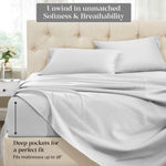 1500 Thread Count Egyptian Cotton Sateen Sheet Set