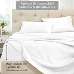 1500 Thread Count Egyptian Cotton Sateen Sheet Set