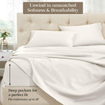1500 Thread Count Egyptian Cotton Sateen Sheet Set