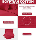 300 Thread Count Egyptian Cotton Solid Duvet Cover