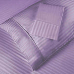 100% Egyptian Cotton 300 Thread Count Stripe Bed Pillowcase Set