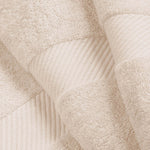 Egyptian Cotton Dobby Border Medium Weight Bath Towel Set of 4