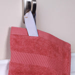 Egyptian Cotton Dobby Border Medium Weight Bath Towel Set of 4