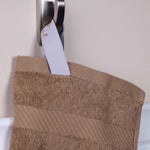 Egyptian Cotton Dobby Border Medium Weight Bath Towel Set of 4