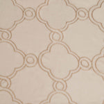 Embroidered Moroccan Trellis Sheer Grommet Curtain Panel Set