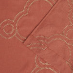 Embroidered Moroccan Trellis Sheer Grommet Curtain Panel Set