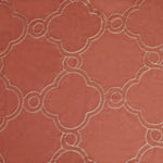 Embroidered Moroccan Trellis Sheer Grommet Curtain Panel Set
