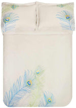 100% Cotton Peacock Embroidered Duvet Cover Set