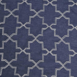 Embroidered Quatrefoil Semi Sheer 2 Piece Curtain Panel Set