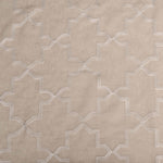 Embroidered Quatrefoil Semi Sheer 2 Piece Curtain Panel Set