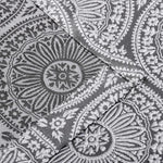 Eminence Jacquard Floral Mandala Semi-Sheer Curtain Panel Set