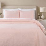Superior Enzy Medium Weight Floral Matelasse Bedspread Pillow Sham Set
