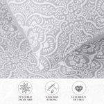 Superior Enzy Medium Weight Floral Matelasse Bedspread Pillow Sham Set