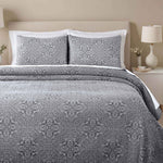 Superior Enzy Medium Weight Floral Matelasse Bedspread Pillow Sham Set
