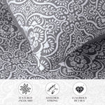 Superior Enzy Medium Weight Floral Matelasse Bedspread Pillow Sham Set