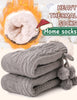 Slipper Fuzzy Socks for Women Fluffy Cozy Cabin Winter Warm Soft Fleece Comfy Thick Socks with Grips