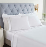 Fieldstone 100% Cotton Two-Line Embroidered Sheet Set