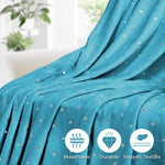 Superior Fleece Plush Medium Weight Fluffy Soft Decorative Blanket