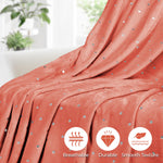 Superior Fleece Plush Medium Weight Fluffy Soft Decorative Blanket