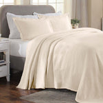 Superior Florin Cotton Jacquard Scrolling Medallion Bedspread Set